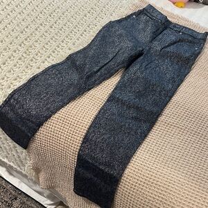 Express Dark Blue Straight Leg Jeans